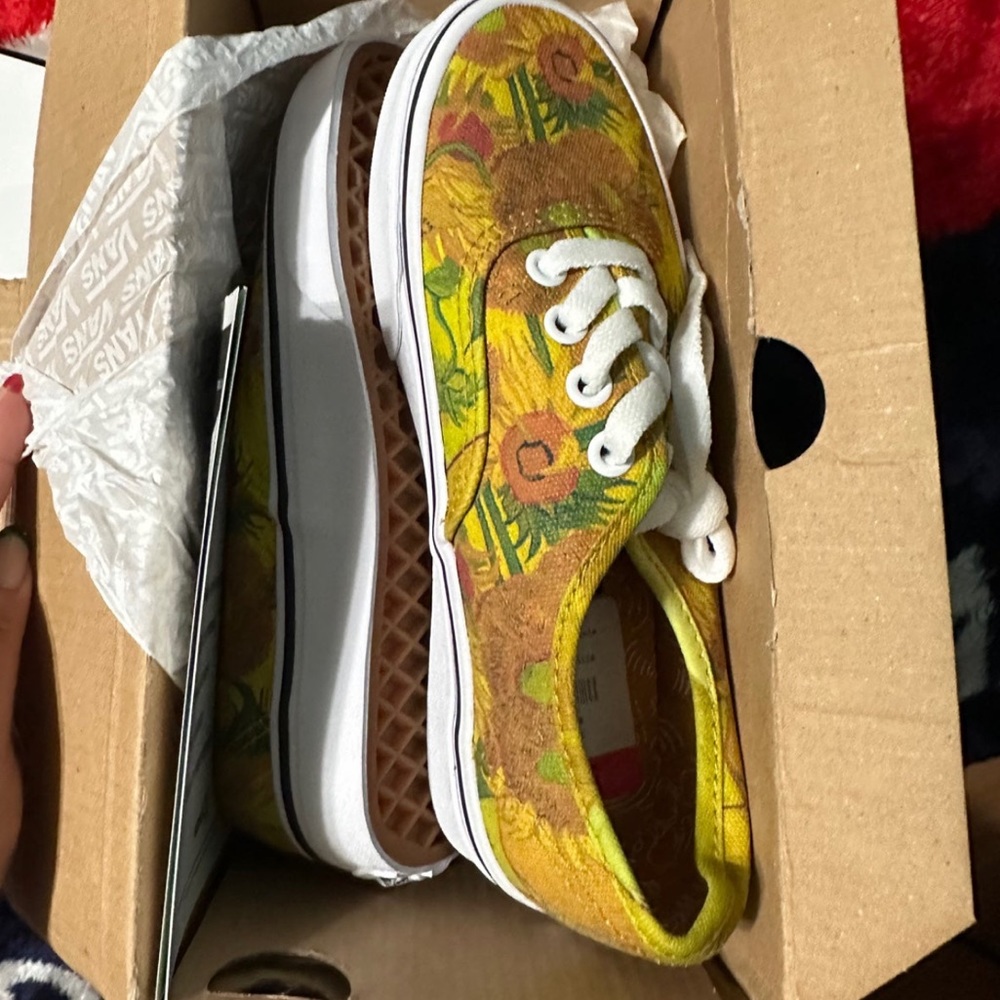 VANS Authentic Canvas Skate Shoes Van Gogh